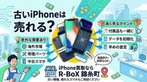 古いiPhoneは売れる？処分する前に知っておきたい買取について